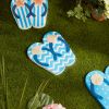 Cement Flip Flops Stepping Stone - Seashell