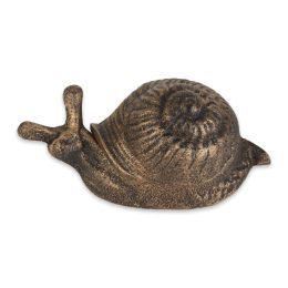 Cast Iron Garden Snail Hinged Key Hider