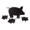 Pig and Piglets Metal Garden Sculpture Set