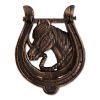 Cast Iron Door Knocker - Horse and Horseshoe