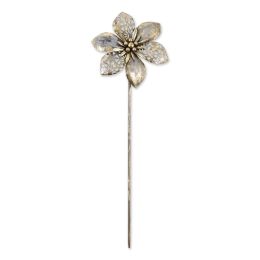 Mixed Pattern Metal Flower Garden Stake - 29.5 inches