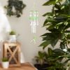 Green Acrylic Hummingbird Windchimes