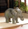 Weathered-Look Elephant Statue