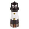 Solar Lighthouse Garden Decor with Rotating Light