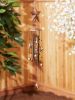 Bronze Wind Chimes with Stars and Bells - 34 inches