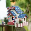 God Bless America Patriotic Bird House