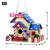 God Bless America Patriotic Bird House