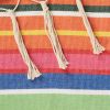 Hammock Chair with Tassel Fringe - Colorful Stripes