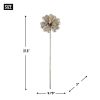 Mixed Pattern Metal Flower Garden Stake - 37.5 inches