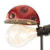 Ladybug Solar Fairy Light Garden Stake