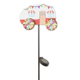 Colorful Camper Solar Lighted Garden Stake