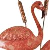 Accent Plus Flock of Flamingos Metal Garden Stake