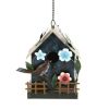 bAccent Plus Garden Cottage Metal Birdhouse