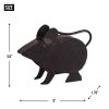 Cat and Mice Metal Garden Sculpture Set