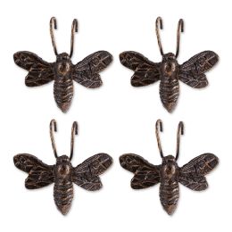 Bee Cast Iron Planter Pot Hanger Set