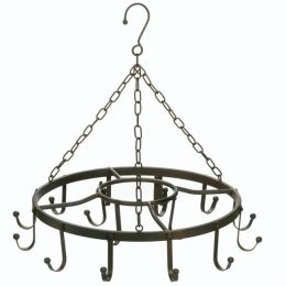 Circular Iron Hanging Pot Rack