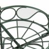 Scrolled Verdigris Two-Level Plant Stand