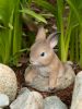 Stone-Look Bunny Garden Sculpture