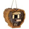 Heart-Shaped Love Shack Mini Bird House