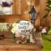 Home Sweet Home Solar Light-Up Garden Decor